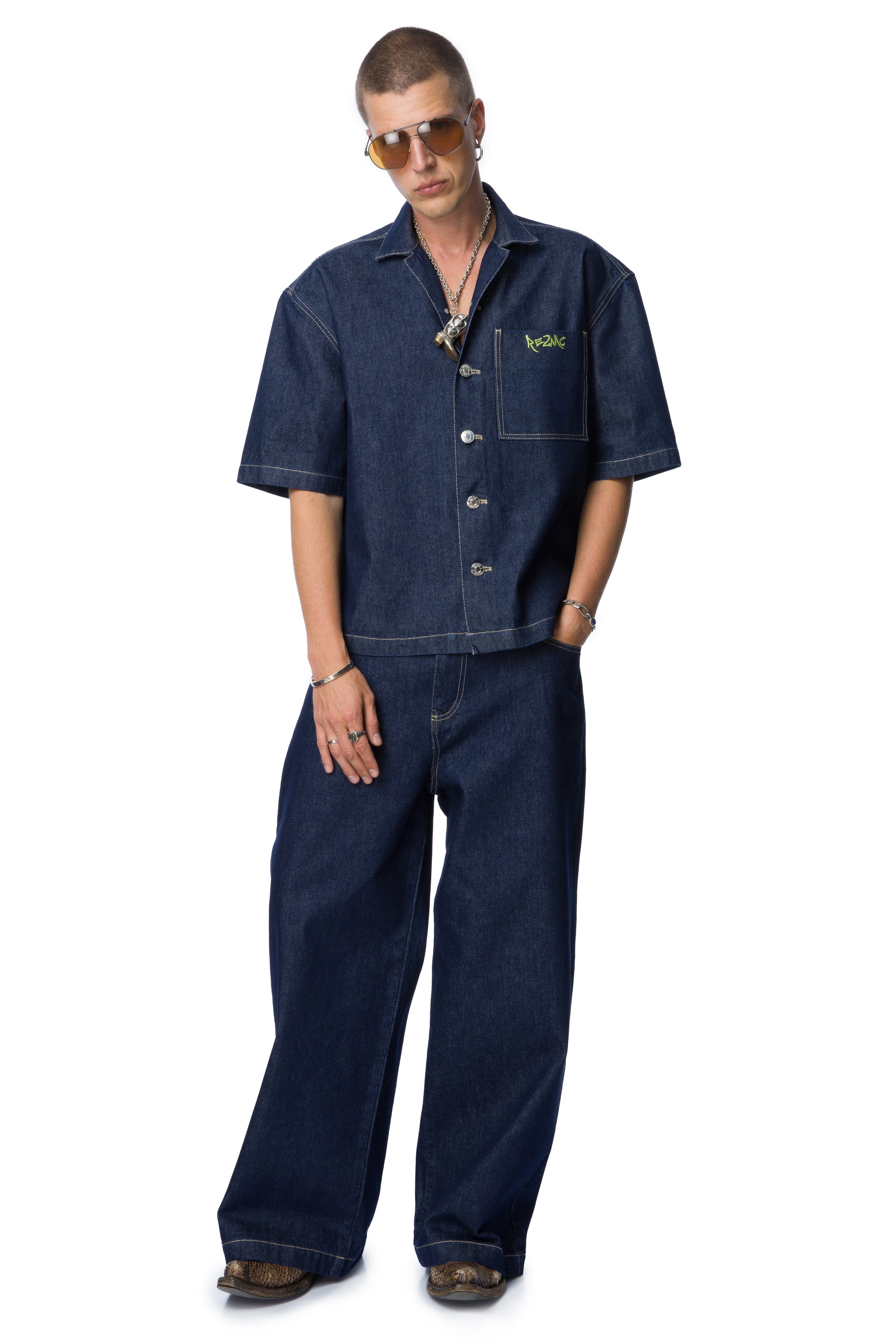 KOT PANTALON-Mavi
