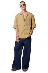 KISA KOL KOT GOMLEK-Bej