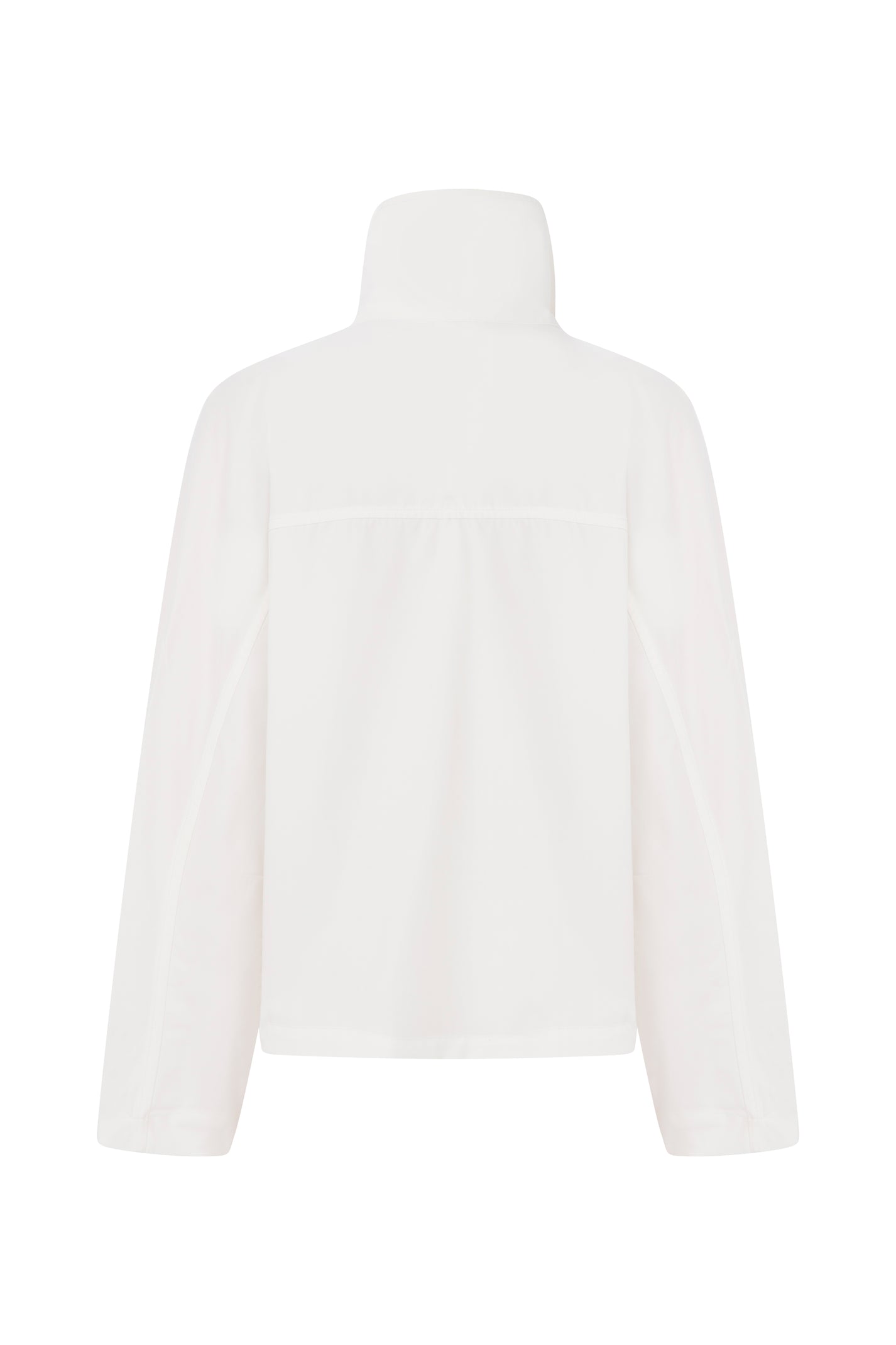 SHORT WHITE TRENCHCOAT