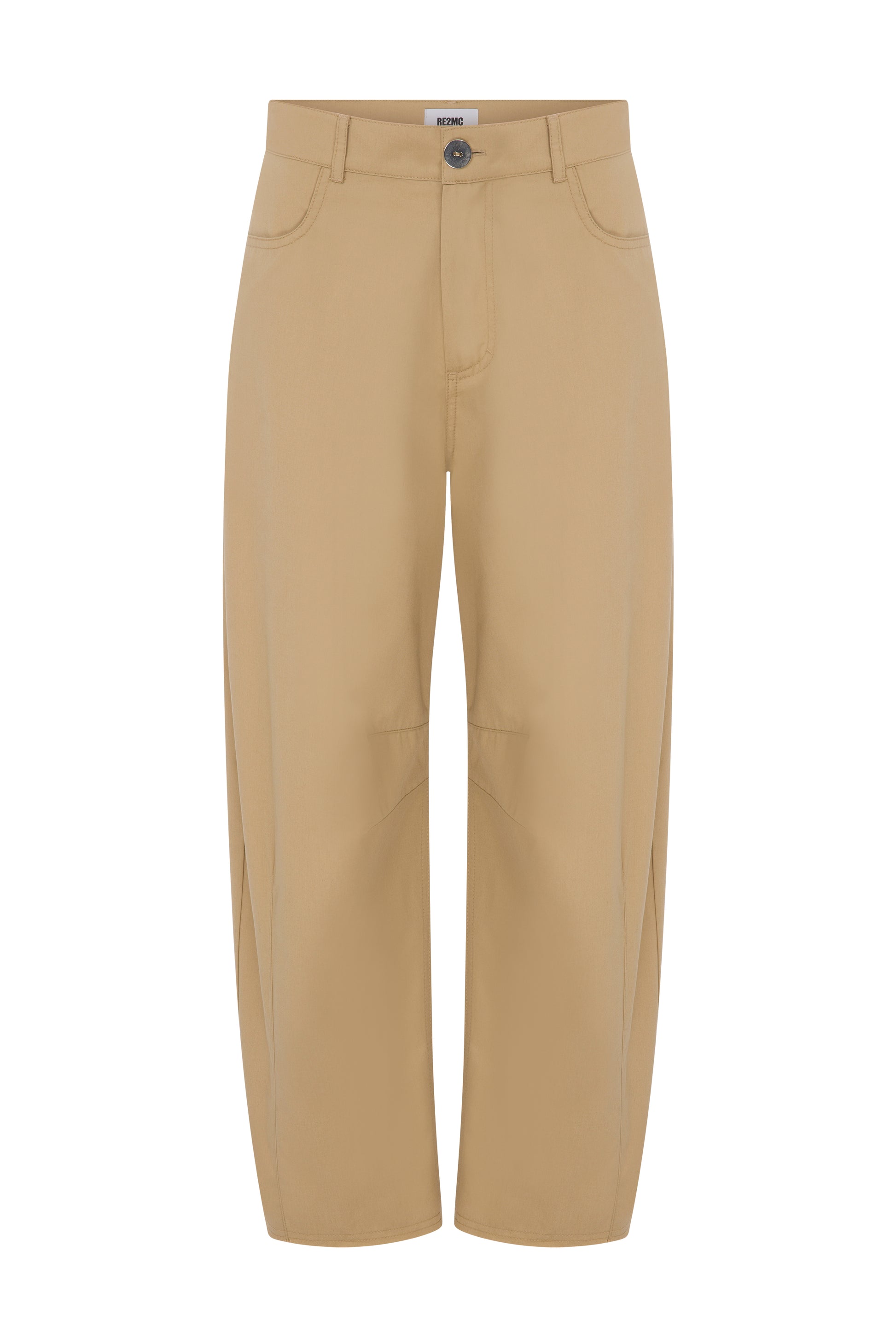 DART-DETAIL COTTON PANTS