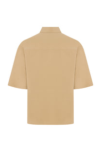 SHORT SLEEVE BEIGE SHIRT