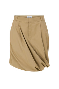 VOLUMINOUS BEIGE SKIRT