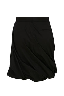 VOLUMINOUS BLACK SKIRT