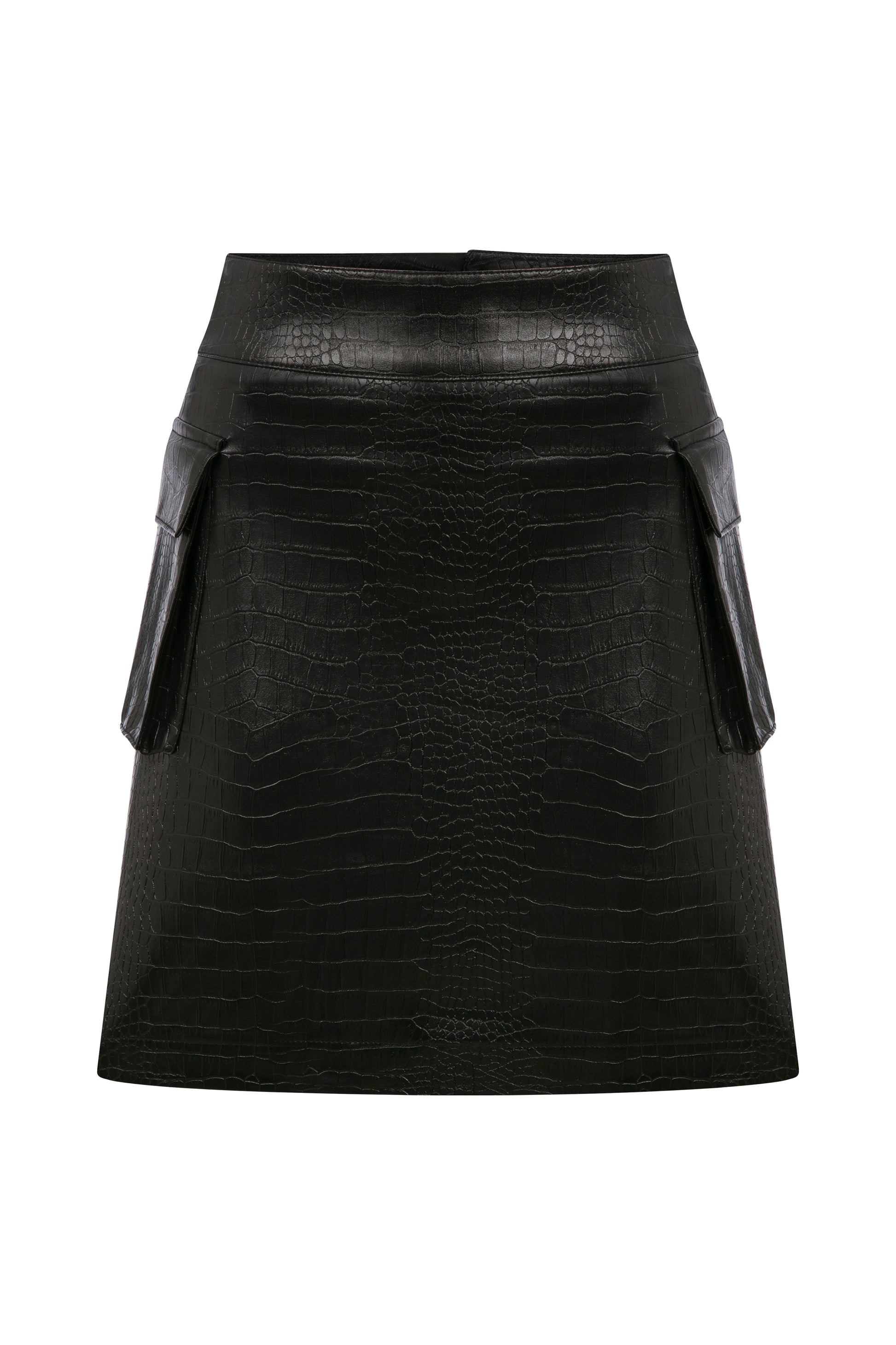 SUNİ DERİ MİNİ ETEK