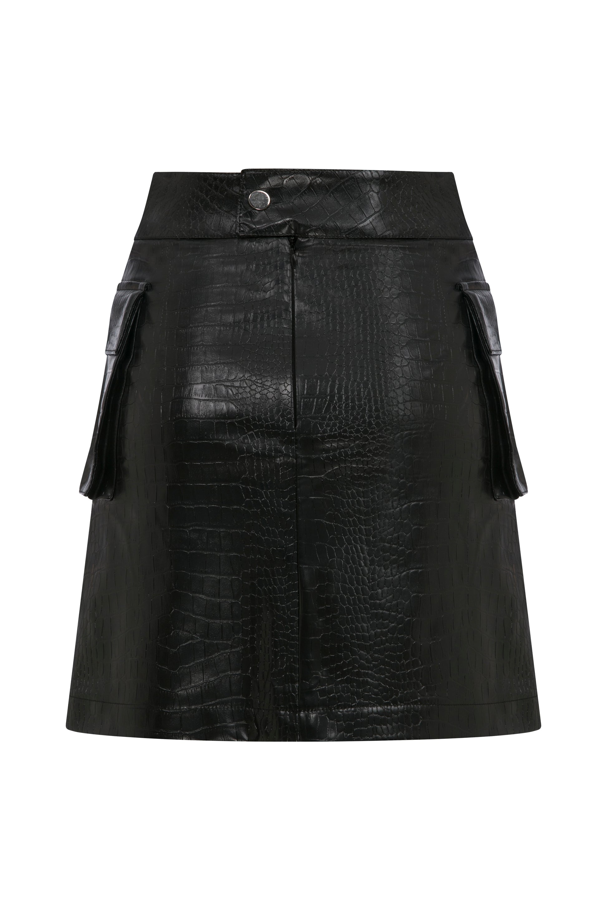 SUNİ DERİ MİNİ ETEK