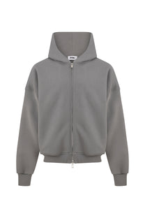ÇİFT TARAF FERMUARLI HOODY